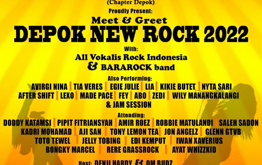 VRI Depok Gelar “Depok New Rock 2022”