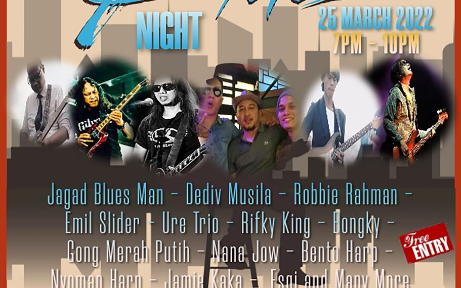 HOREEE ! 25 Maret BLUES NIGHT Depok Kembali Menggebrak