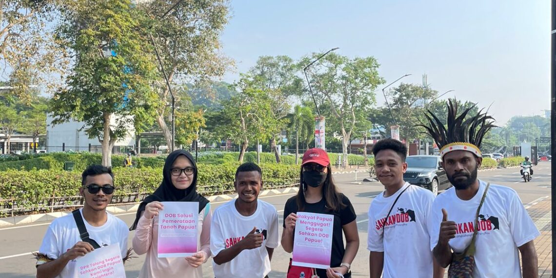 Suara Mahasiswa Papua, Di CFD Dukung DOB