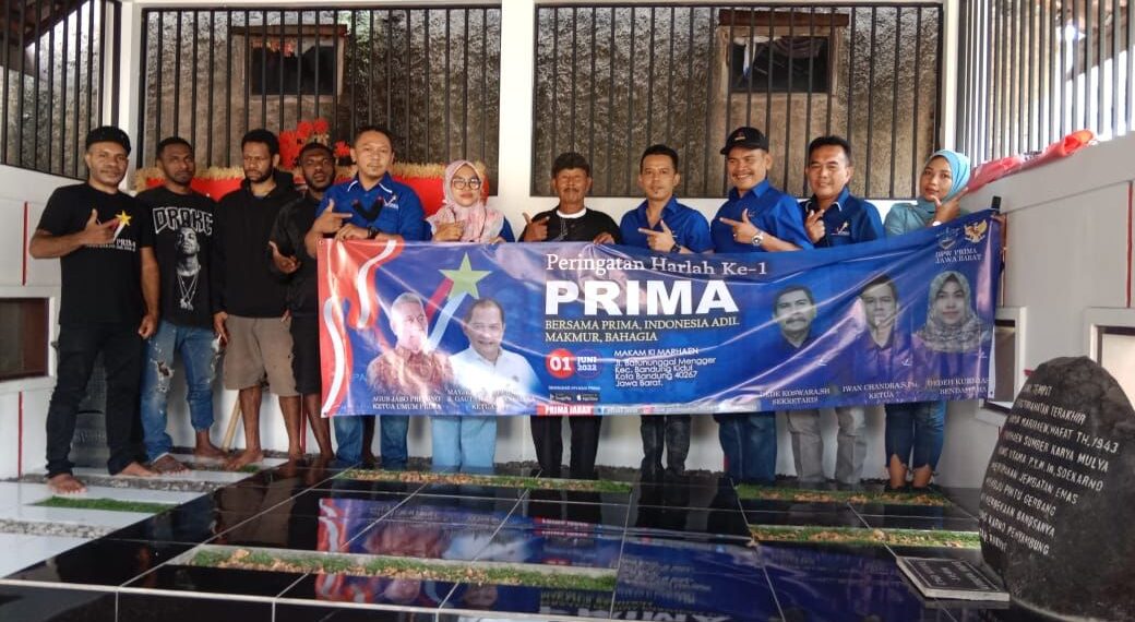 Peringati Harlah 1 Juni, DPW PRIMA Jawa Barat Ziarah Ke Makam Marhaen