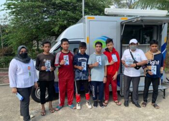 Layanan Mobil Keliling Tirta Asasta Disambut Baik Warga di acara HLUN Ke-26