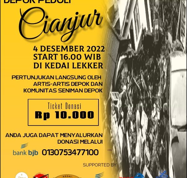 Musisi Depok Peduli Galang Donasi Bencana Cianjur